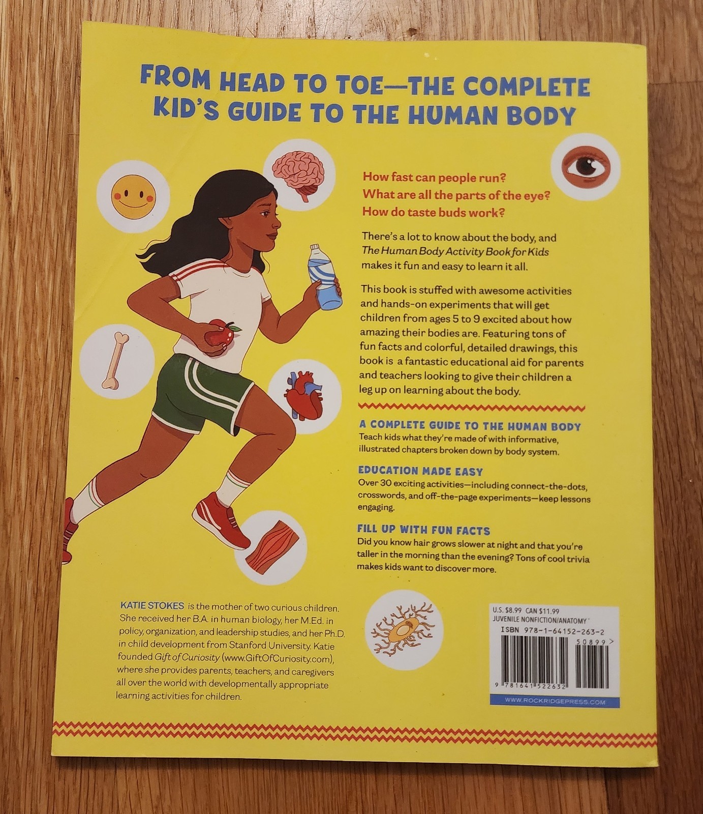 Human Body Activity Book for Kids: Hands-On Fun for Grades K-3 by Ph.D., Katie