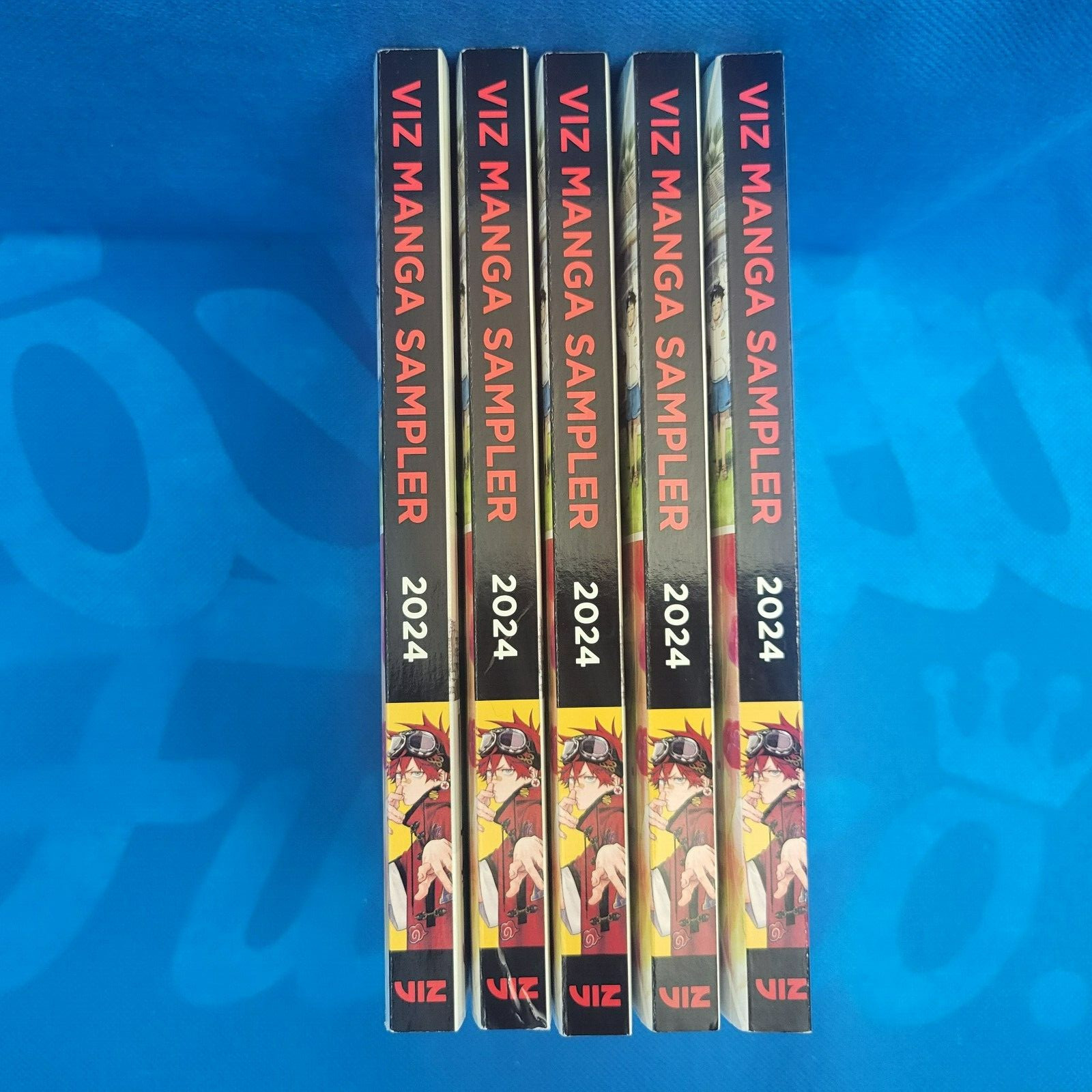 NEW! SDCC 2024 VIZ MEDIA MANGA SAMPLER BOOK – LOT / BUNDLE OF 5 BOOKS!