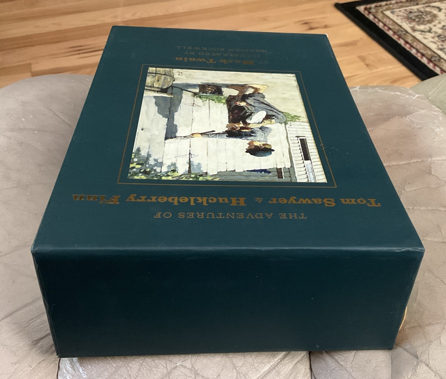 Mark Twain Boxed Set Tom Sawyer Huckleberry Finn Norman Rockwell Abbeville