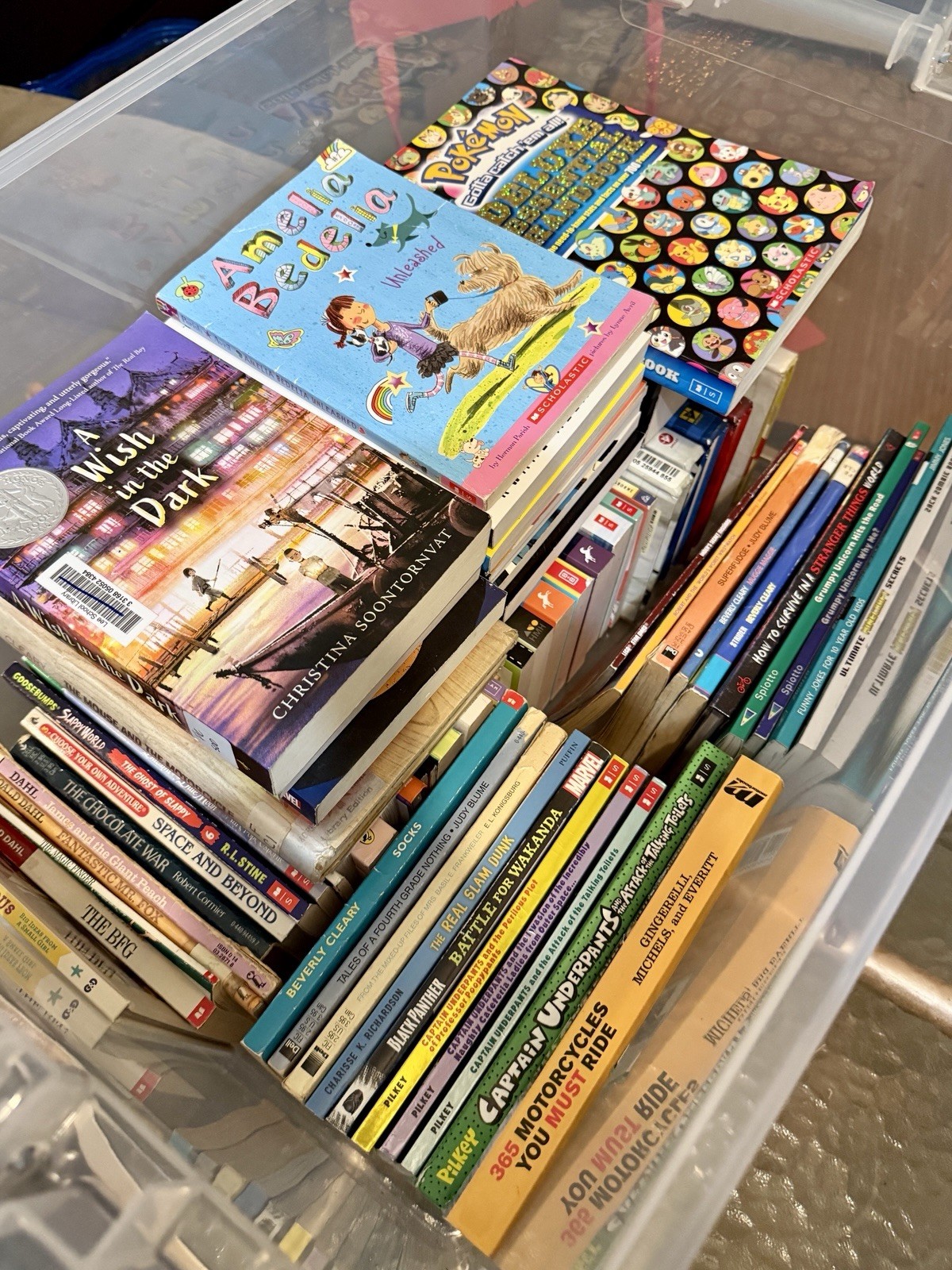 Huge Bulk Lot of 70+ Children’s Kids Chapter Books New and Vintage 5th-8th