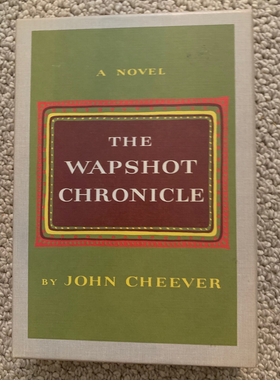 The Wapshot Chronicle: John Cheever / First Edition Library Facsimile VERY NICE!