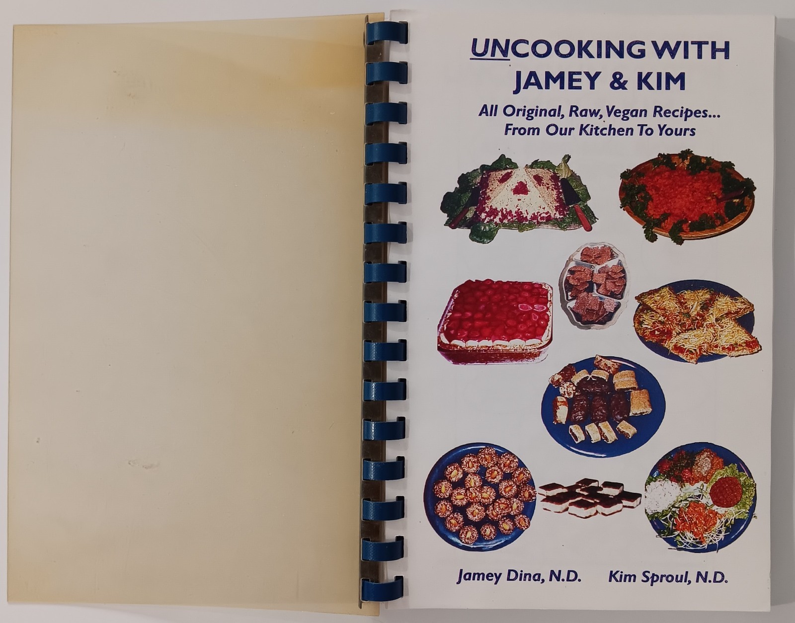 Lot of 5 Vintage Spiral Bound Cookbooks Cream Cheese Vegan Raw Microwave Healthy