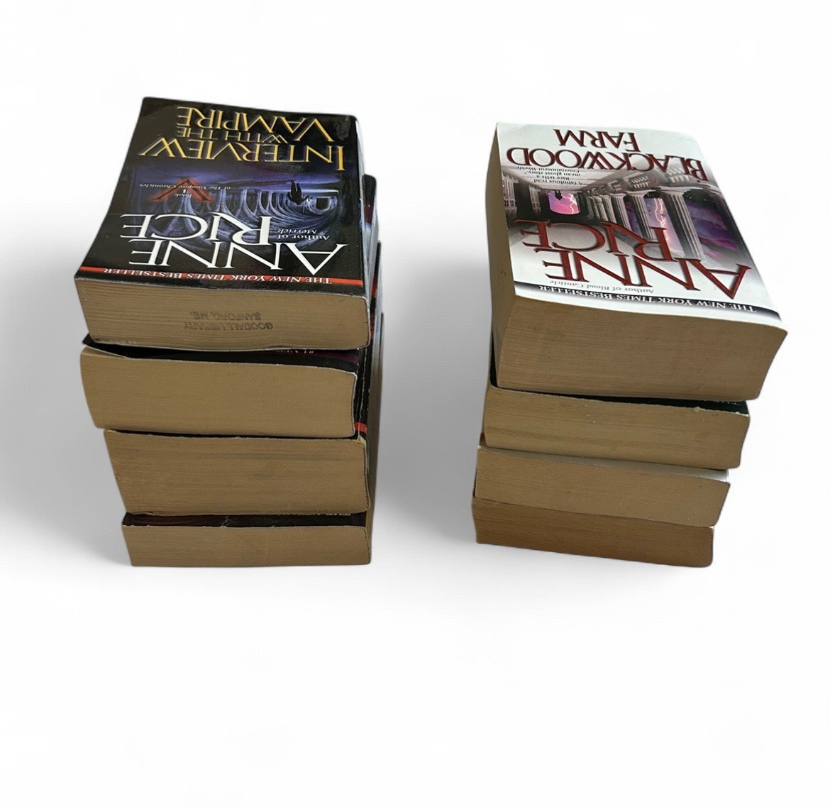 Lot of 8 Anne Rice Horror Fantasy Books Vampire Chronicles Witching Hour