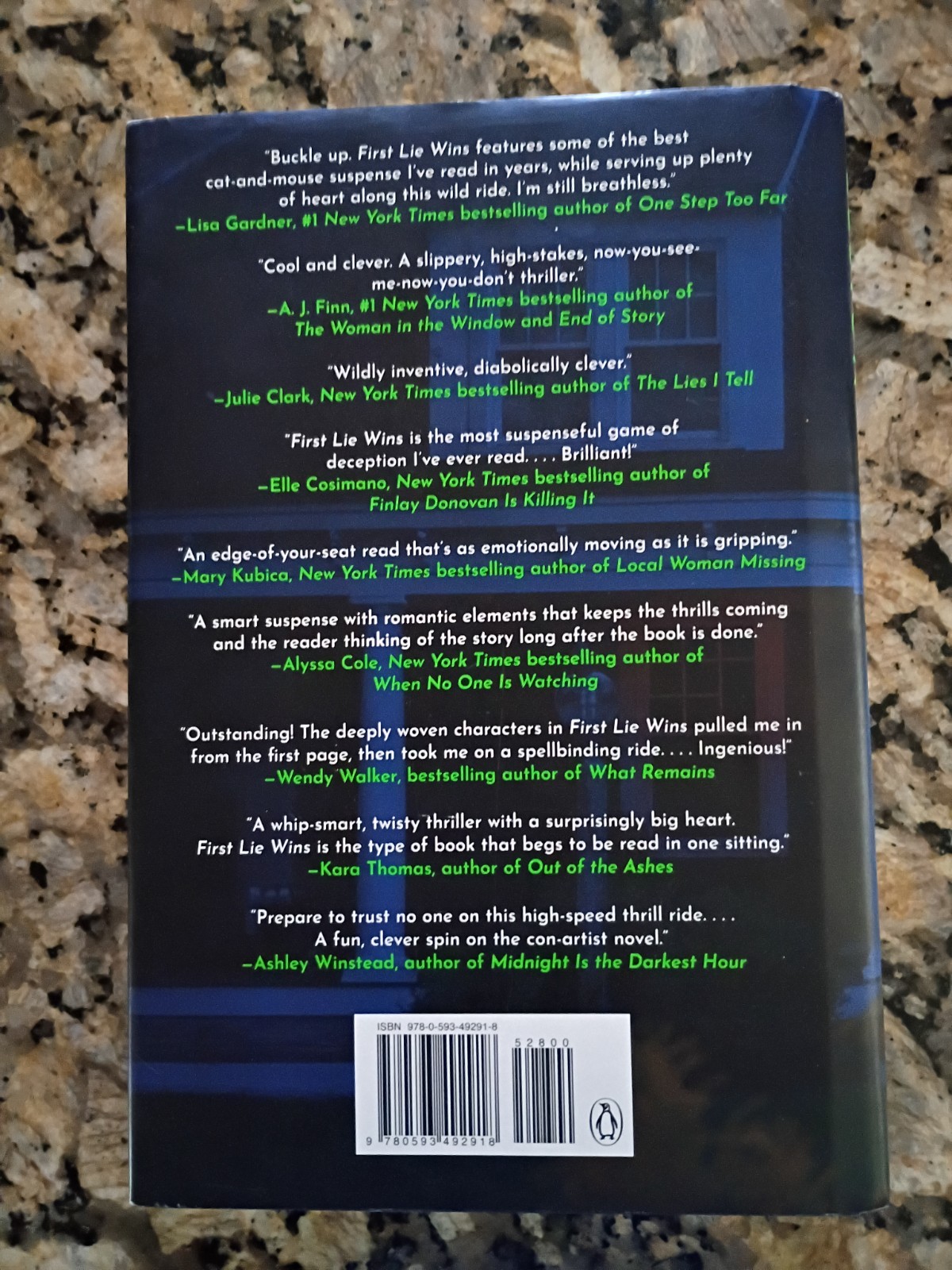 First Lie Wins: Reese’s Book Club Ashley Elston (2024, Hardcover) NEW