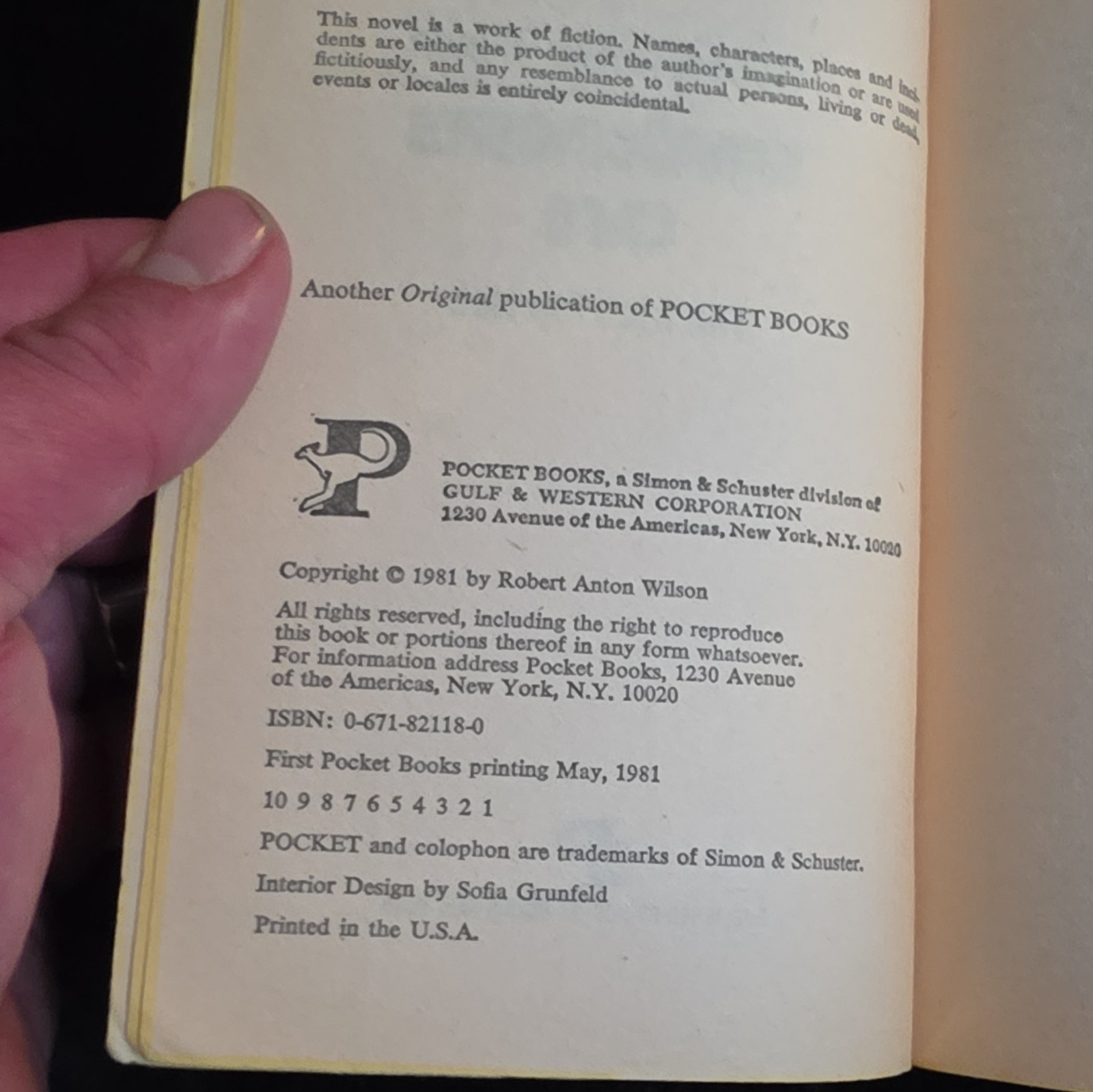 Robert Anton Wilson Lot: Illuminatus! Parts 2 & 3 + Schrödinger’s Cat II & III