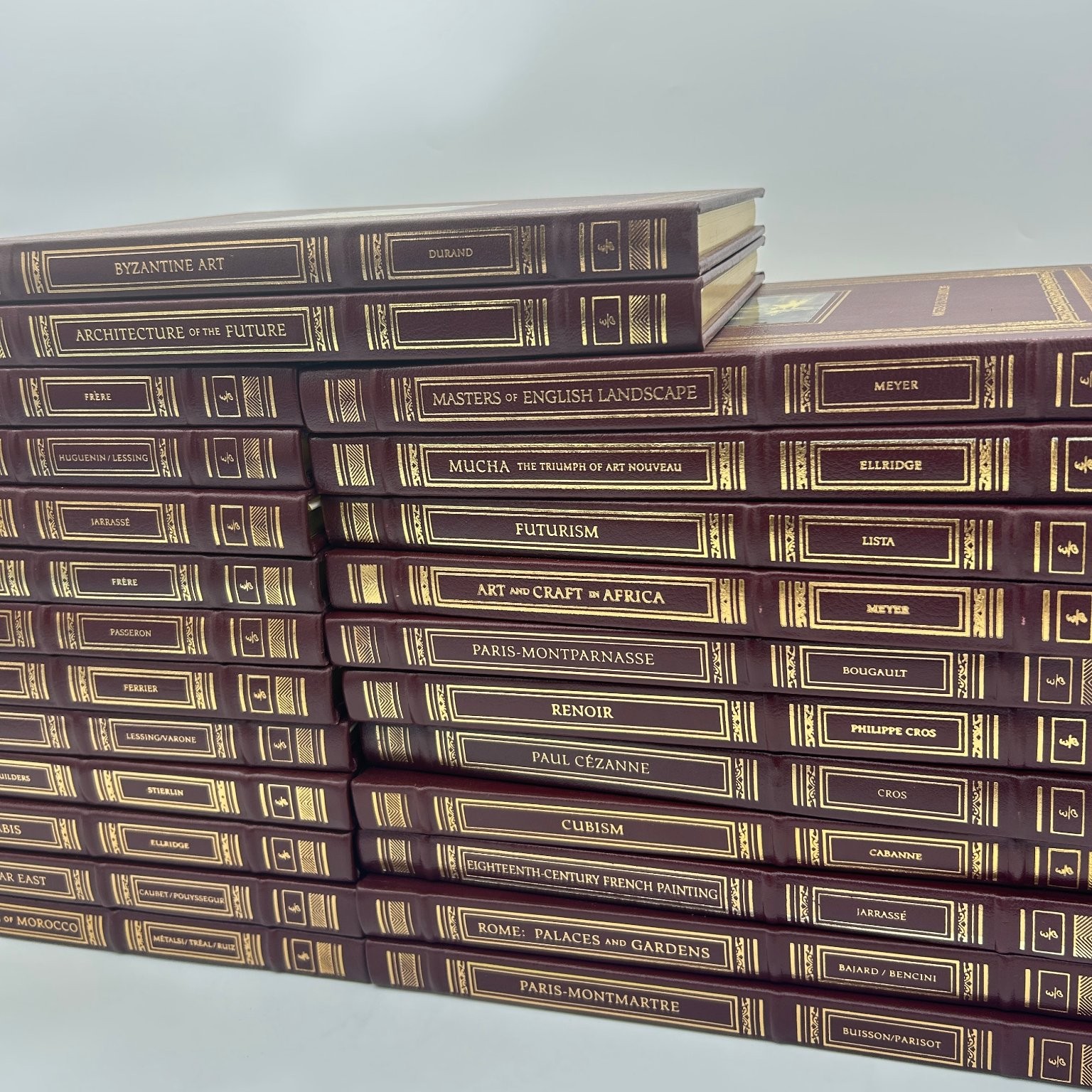 Easton Press Glorious Art Series Lot of 24 Volumes Leather-bound Gilt Edges