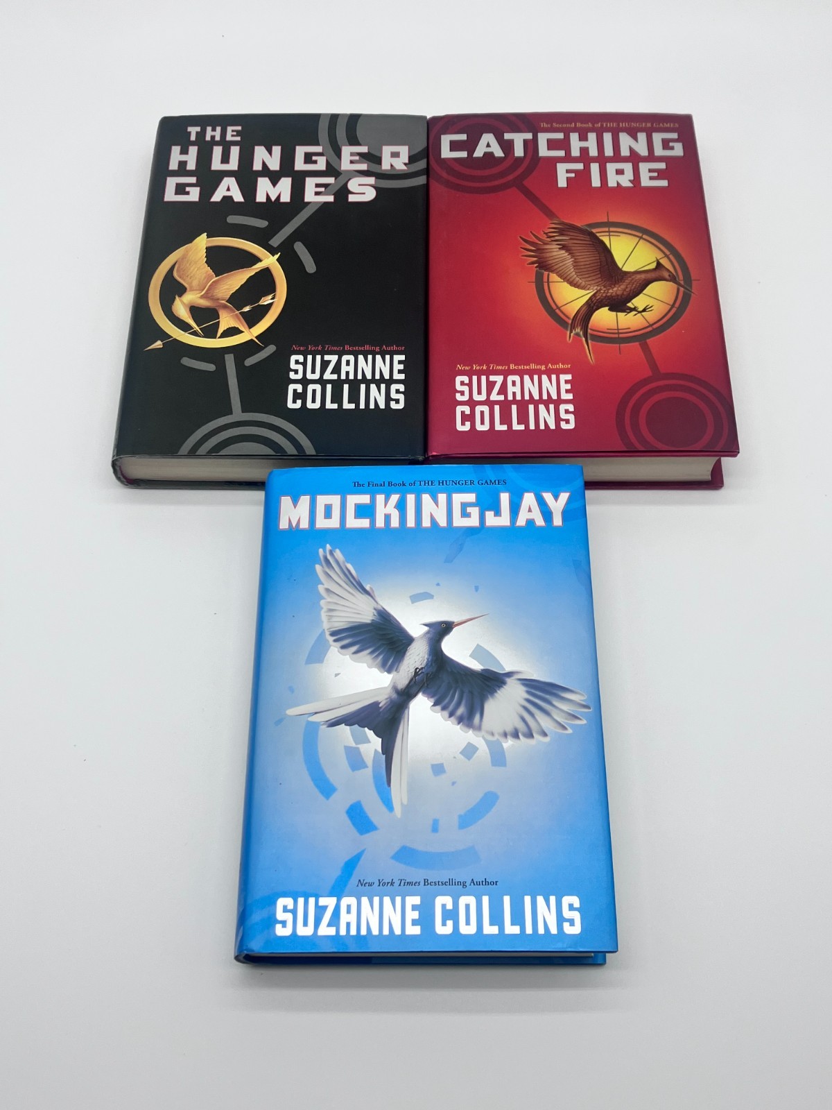 THE HUNGER GAMES Trilogy Hardcover Box Set Suzanne Collins Scholastic 1st Ed