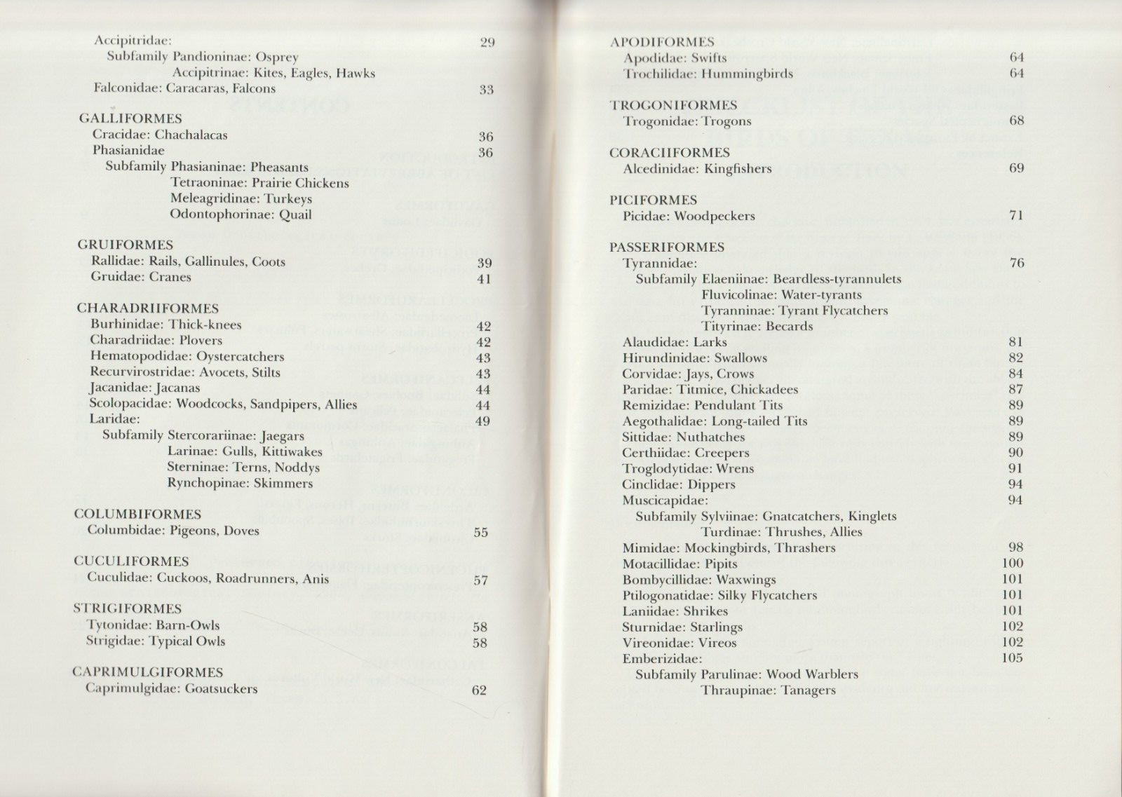 The T. O. S. Checklist of the Birds of Texas, 2nd edition, 1984, 147 pages