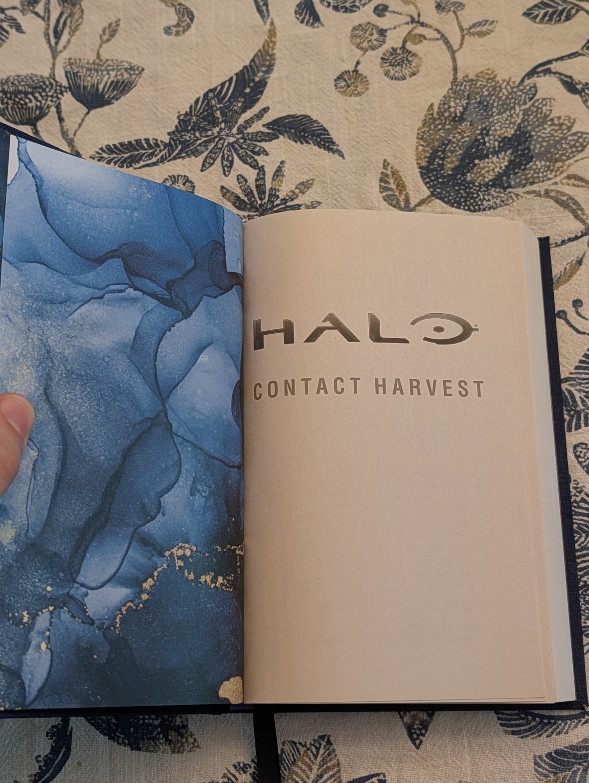 Halo Contact Harvest By Eric Rylund Custom Rebound Hardcover Collector’s Book