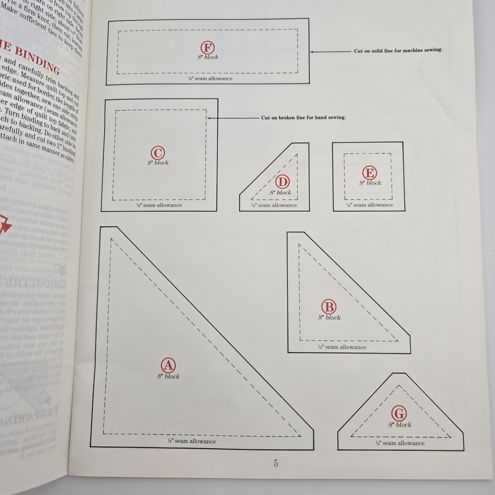 Templates for 171 Four-Patch Quilt Blocks by Rita Weiss 1988 Paperback Quilting