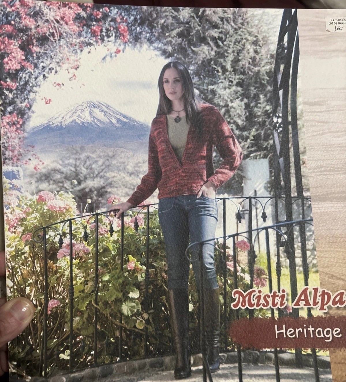Heritage Misti Alpaca Yarn KNITTING PATTERN BOOK Sweater Jacket Scarf Tunic…67pg
