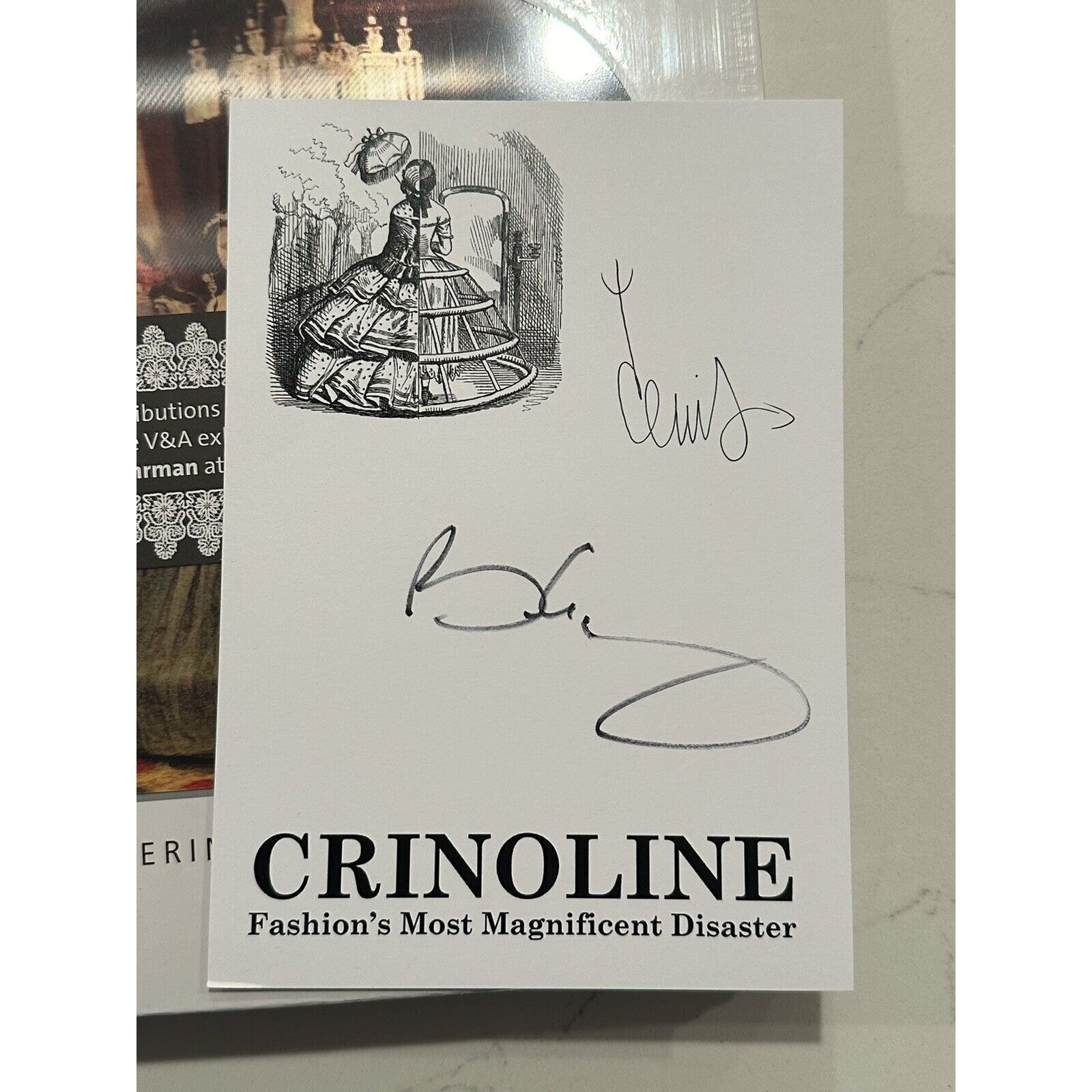 Crinoline Hard Back by Denis Pellerin, Brian May-QUEEN Rare Signed sealed Auto