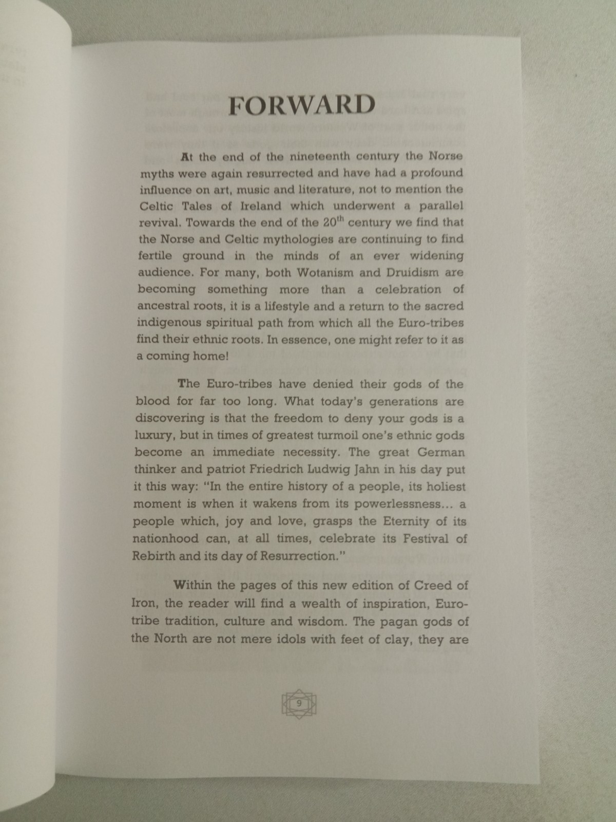 Creed of Iron: Wotansvolk Wisdom by Ron McVan PB