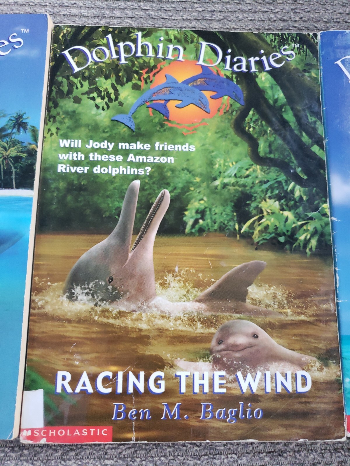 Lot of 3 Dolphin Diaries By Ben M. Baglio Scholastic Books: #1, 6, 7