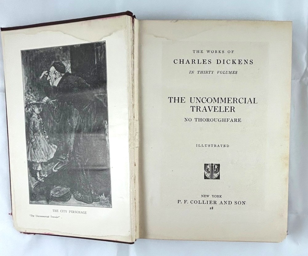 5 Books of WORKS OF CHARLES DICKENS 1911 Collier & Son