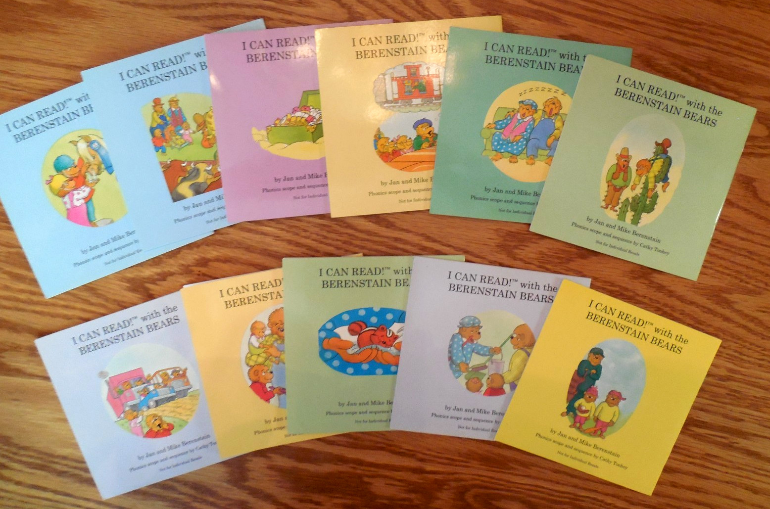 NEW I Can Read Phonics “The Berenstain Bears” 11 Books: #1-4 & #6-12 (Vowels)