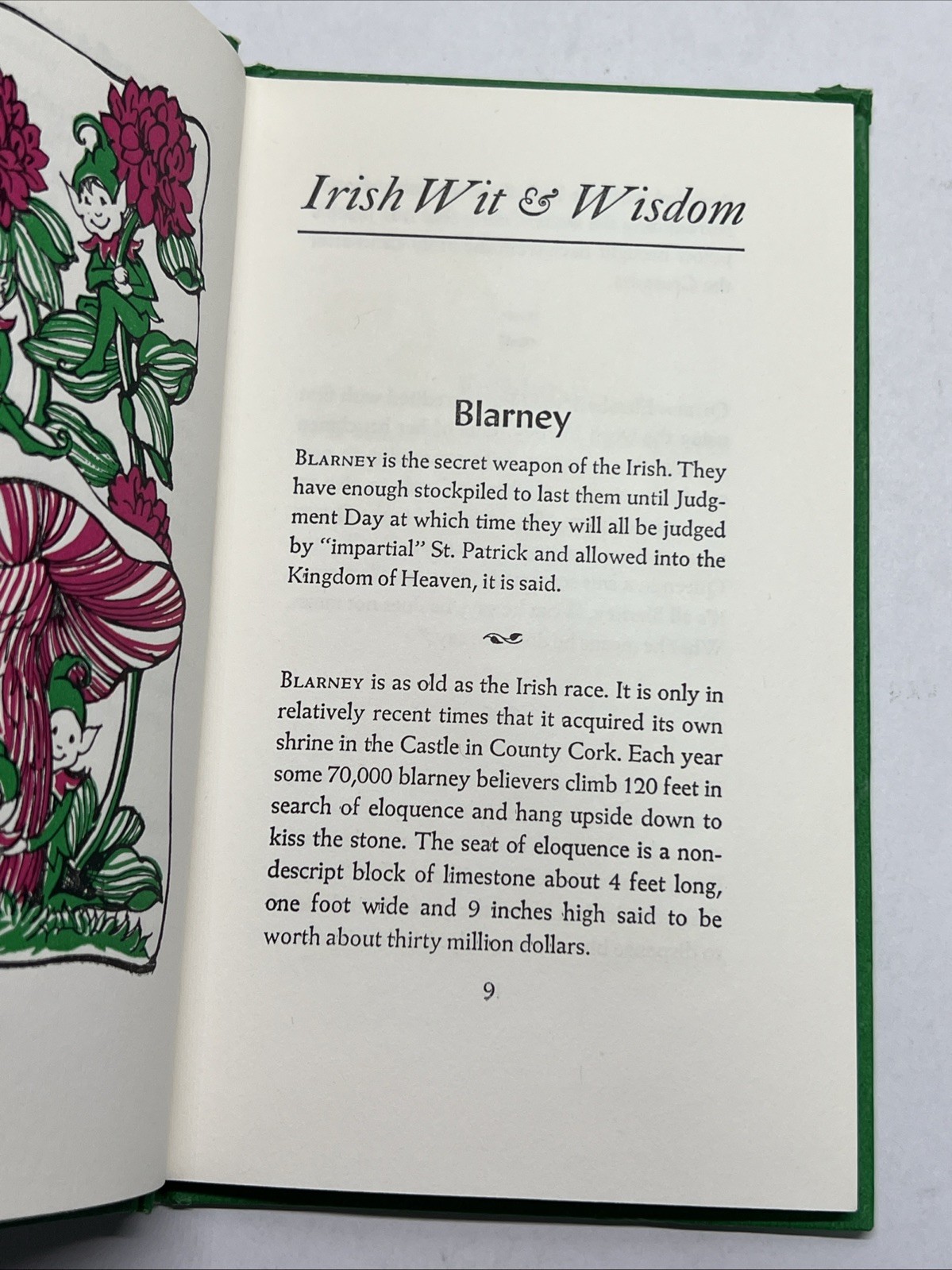 1976 Irish With & Wisdom Peter Pauper Press HC