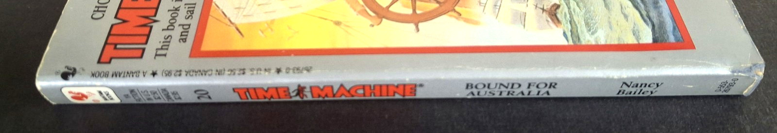 Time Machine #20: Bound for Australia Nancy Bailey CYOA 1980’s Retro