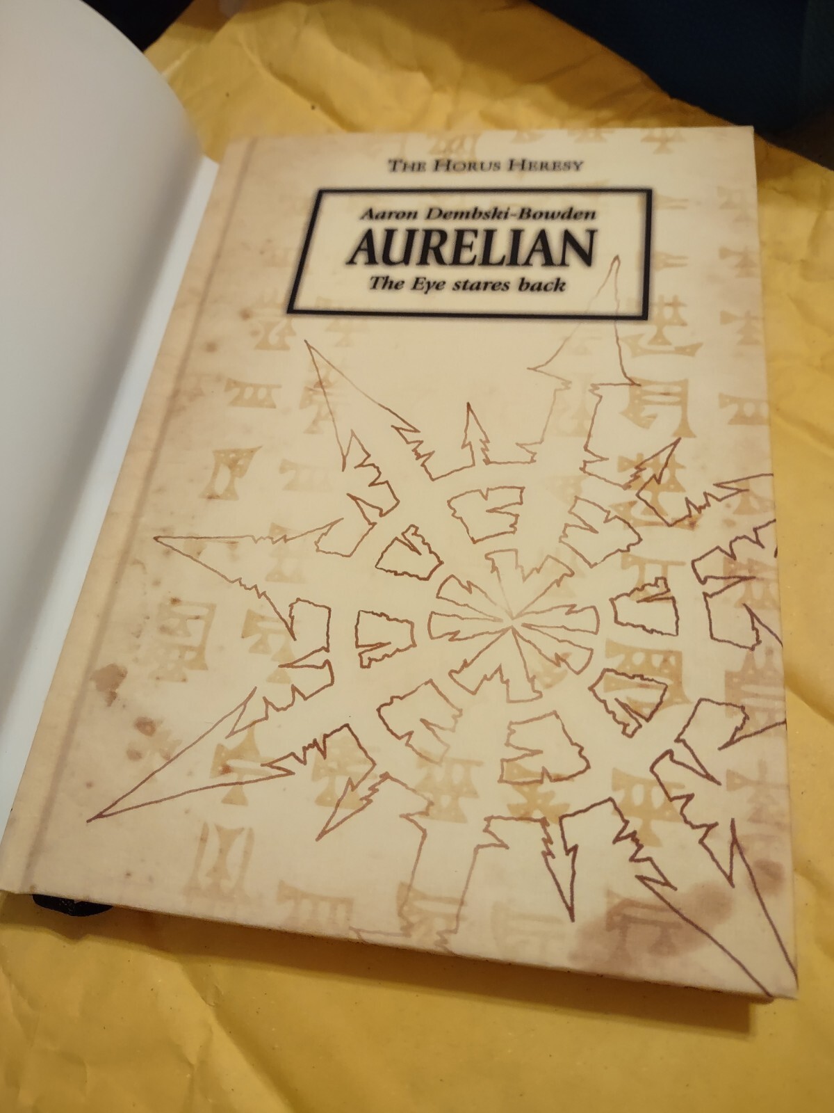 Aurelian The Eye stares back by Aaron Dembski-Bowden – Signed Edition – HC