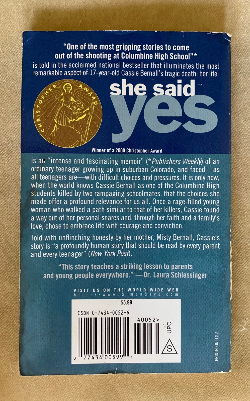 She Said Yes: The Unlikely Martyrdom of Cassie Bernall