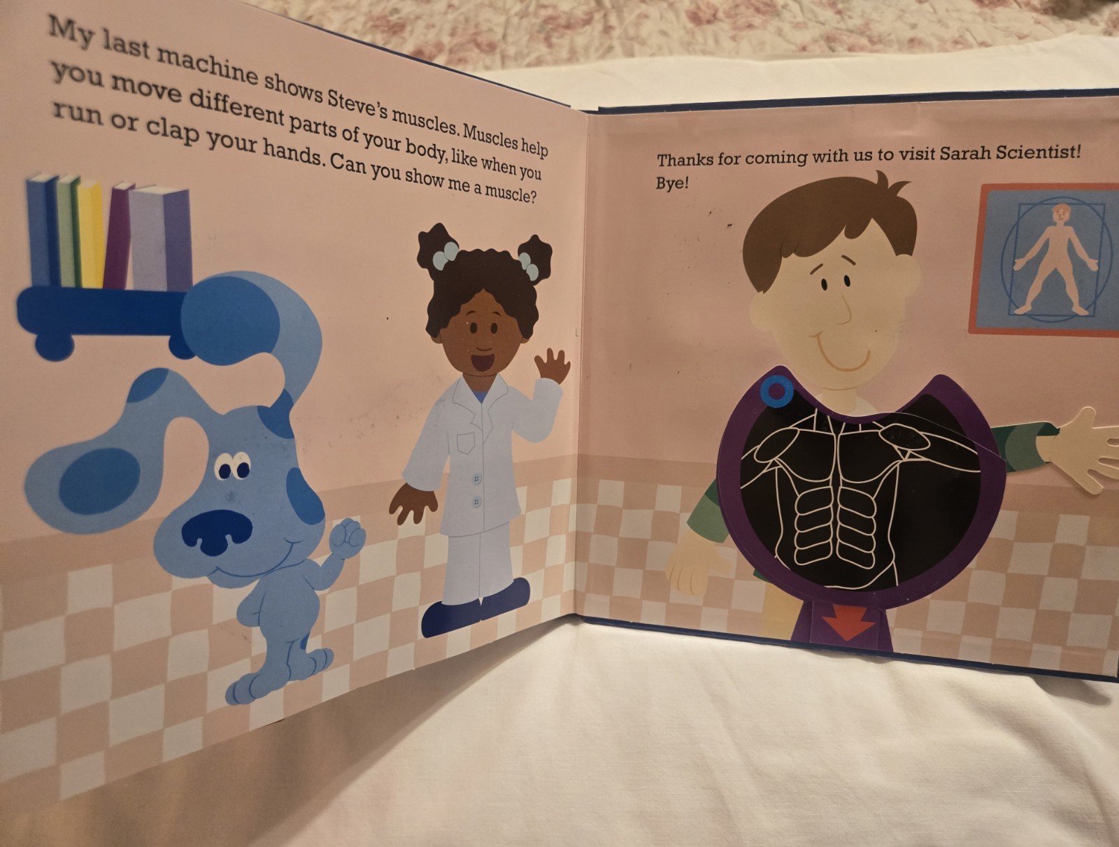 Vintage Blue’s Clues Book Bundle – New “Amazing Body” & VGUC “Skidoo to Planets”