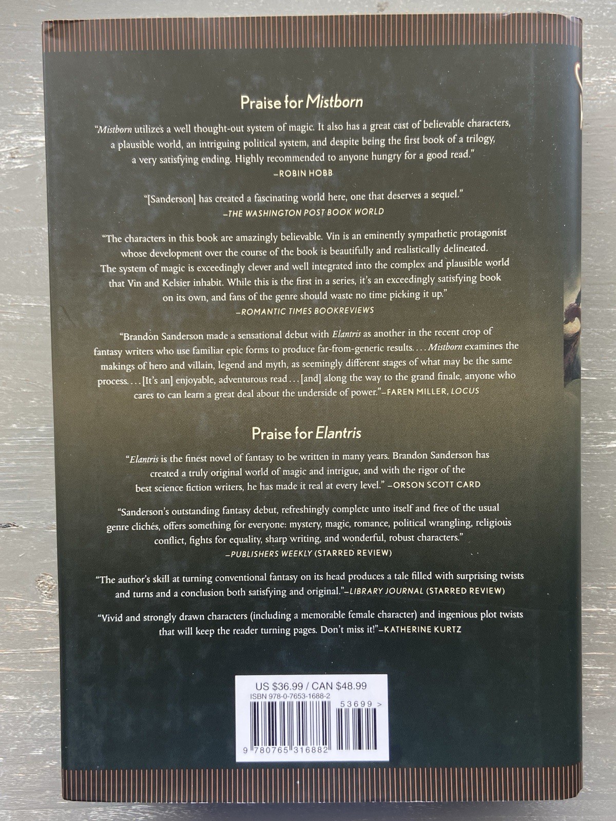 The Well of Ascension (Hardback) Mistborn Brandon Sanderson Fantasy Series