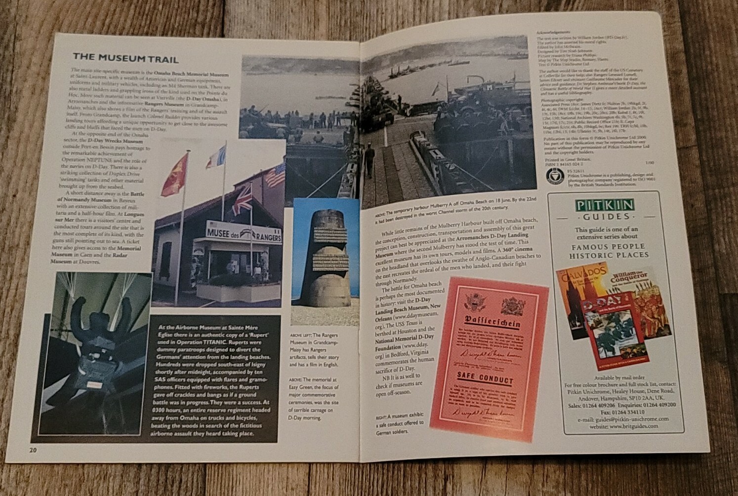 Bloody Omaha and the Assault on Pointe Du Hoc, Great Condition, English