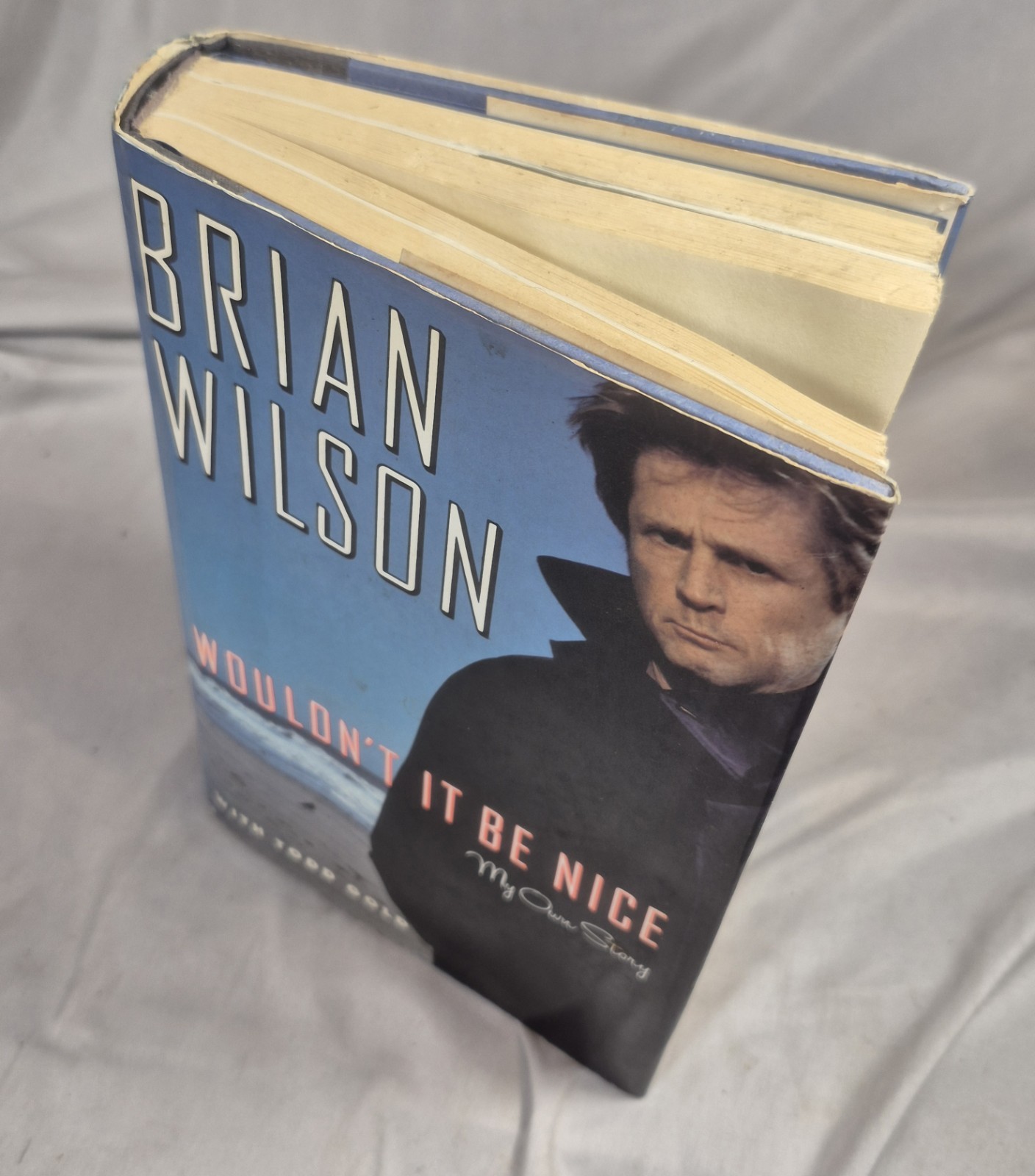 Brian Wilson True Signed 1st Ed Wouldn’t It Be Nice HC DJ 1991 w/ Affidavit Boys
