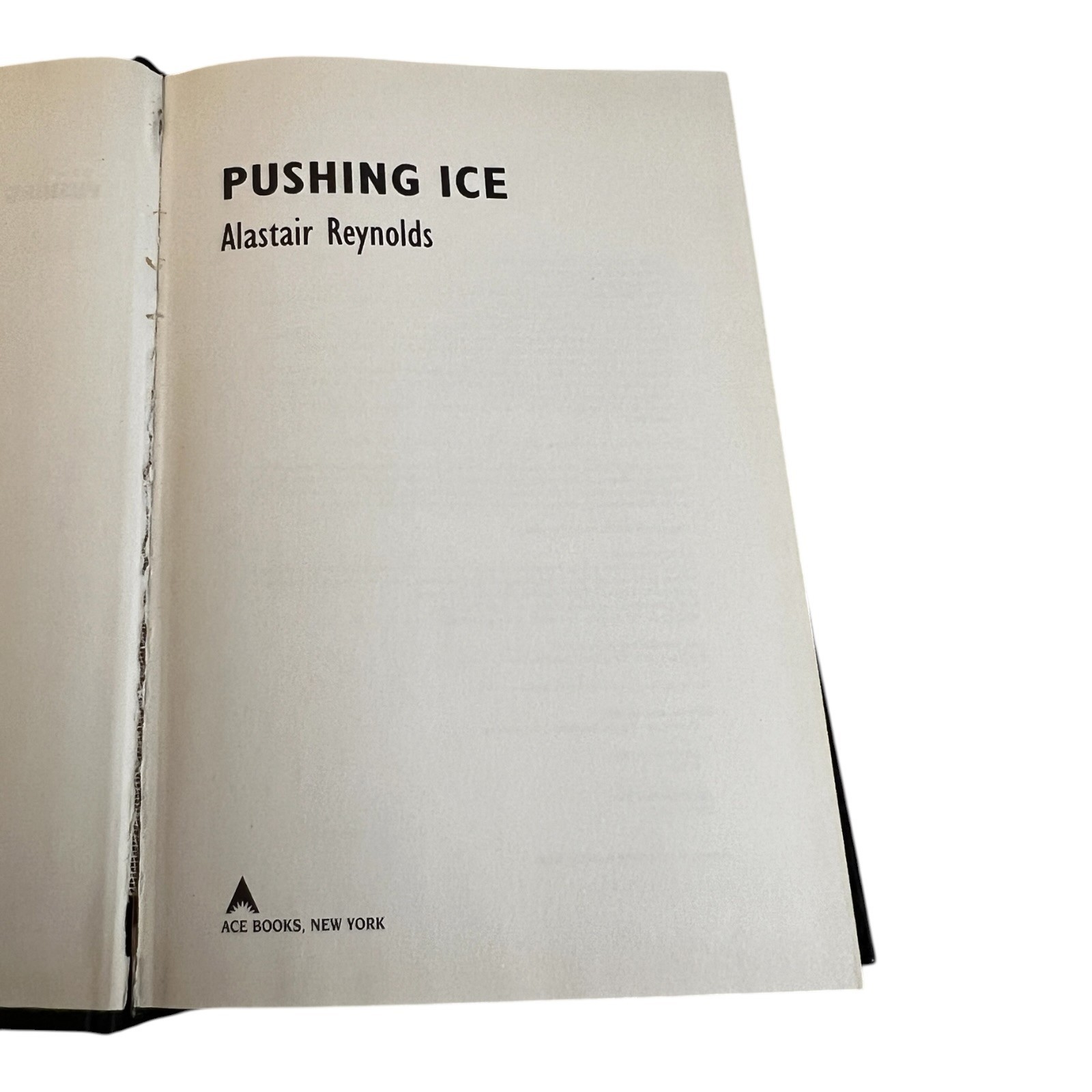 Pushing Ice Alastair Reynolds Hardcover Sci Fi Space Opera Book