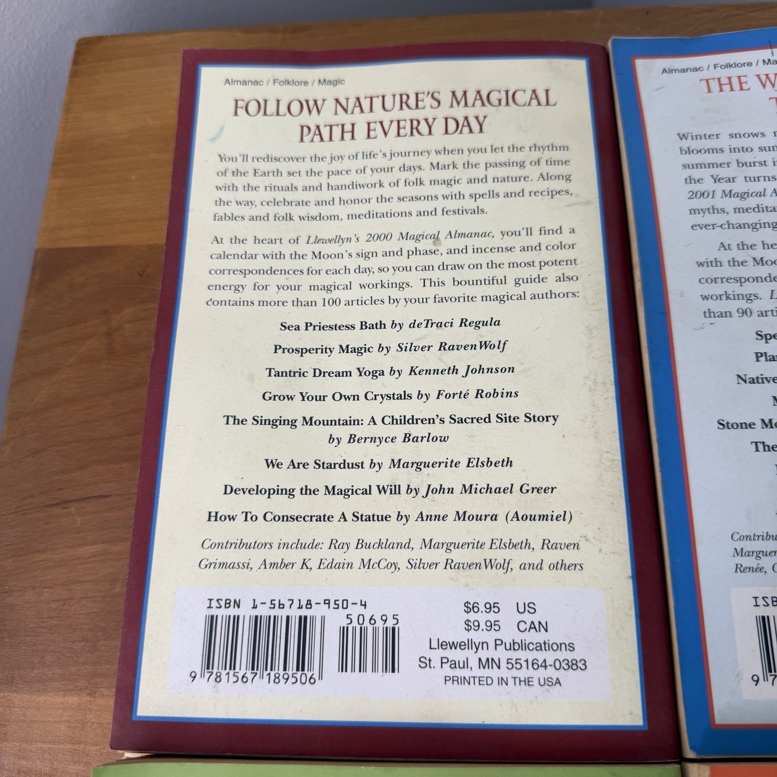 Llewellyn’s Magical Almanacs Years 2000-2006 Missing 2004 Bundle Of 6