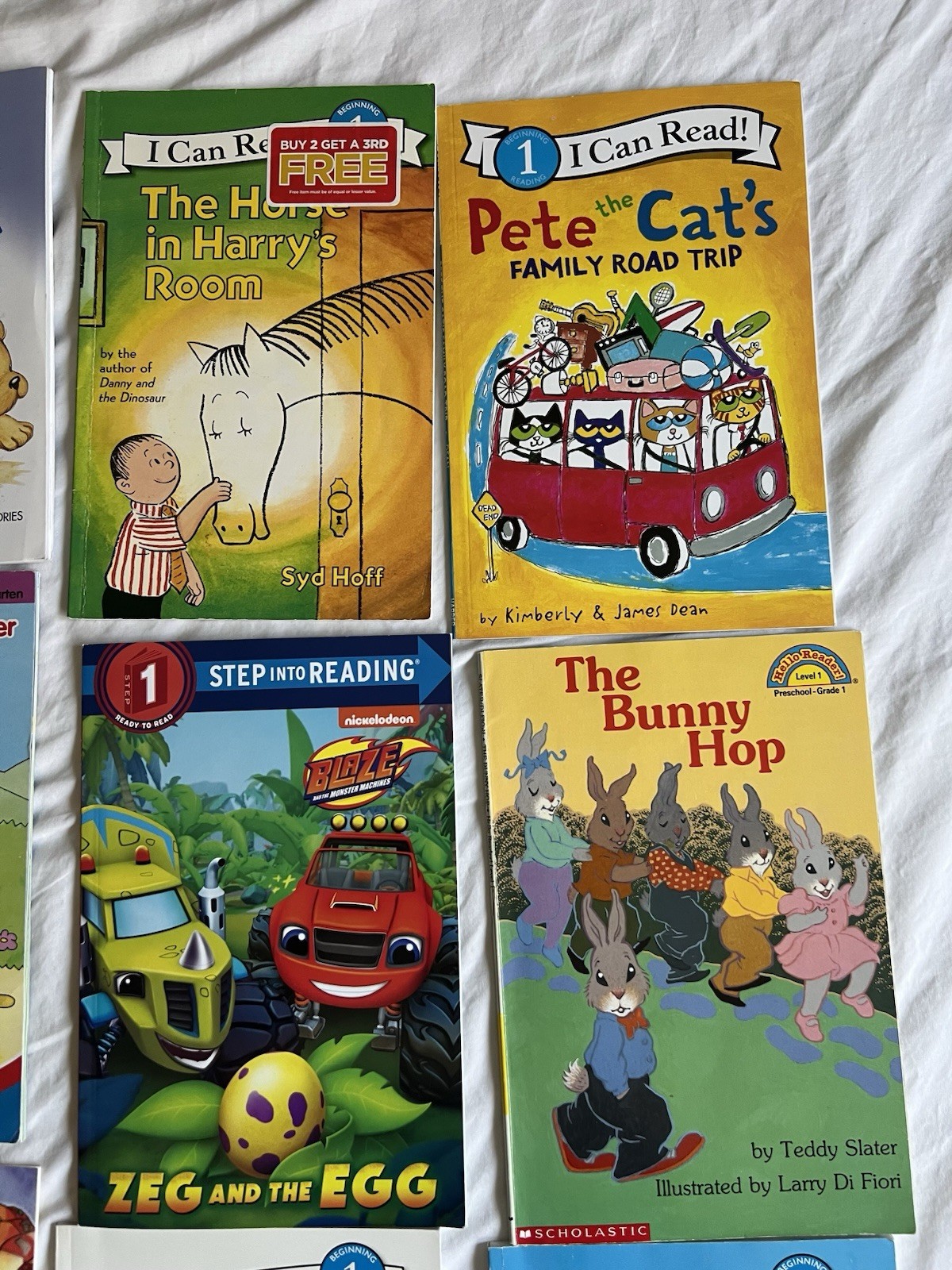 Random Lot of 12 Books Level My First Reader Step Into Reading I Can Read