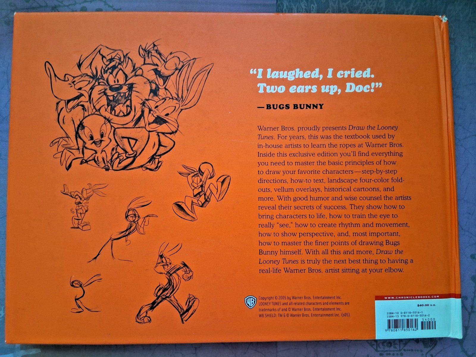Draw The Looney Tunes Warner Bros. Character Design Manual 2005 Hard Cover Good