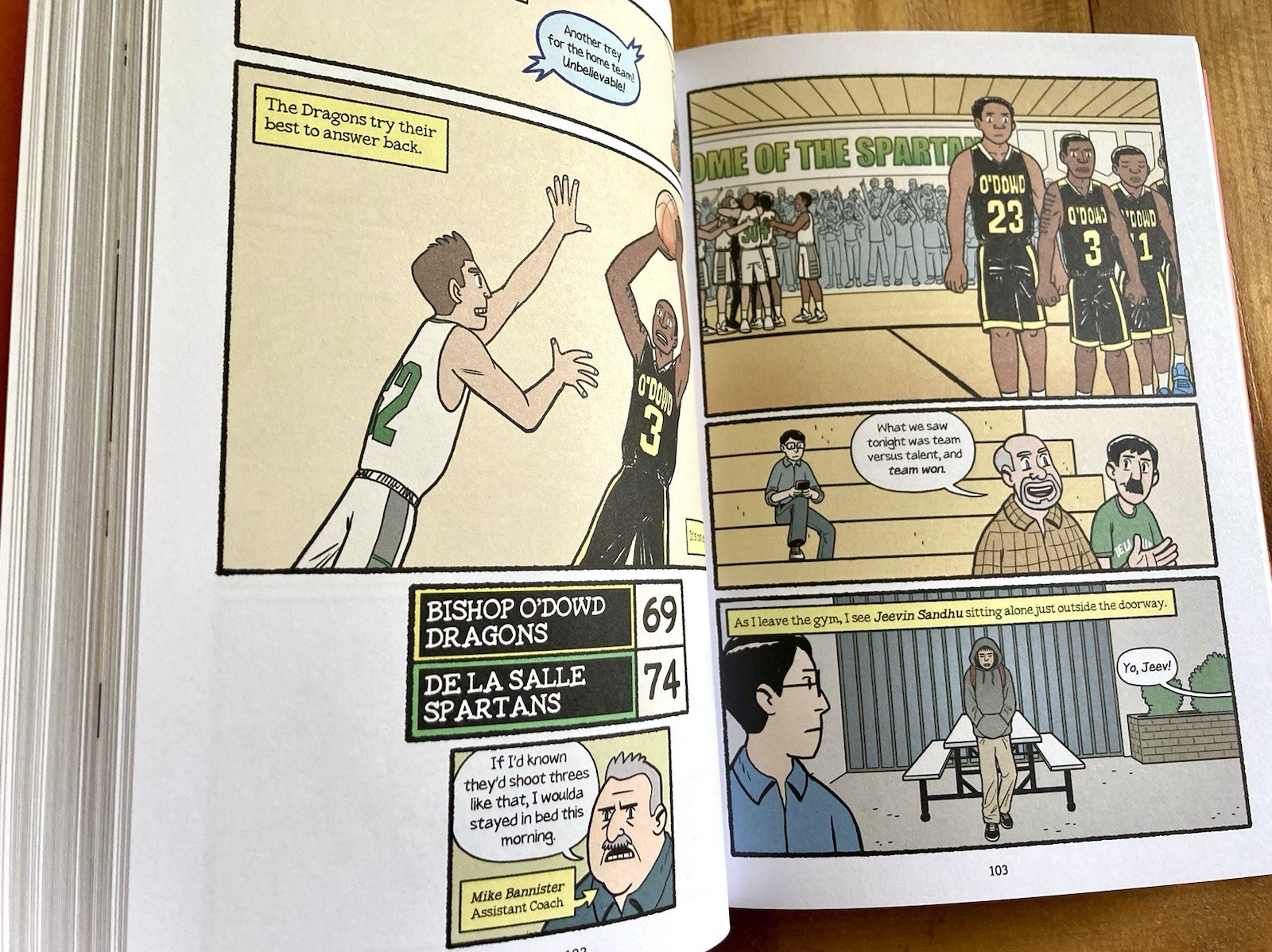 DRAGON HOOPS by GENE LUEN YANG 2020 *SIGNED* FIRST PRINTING HC/DJ GRAPHIC NOVEL