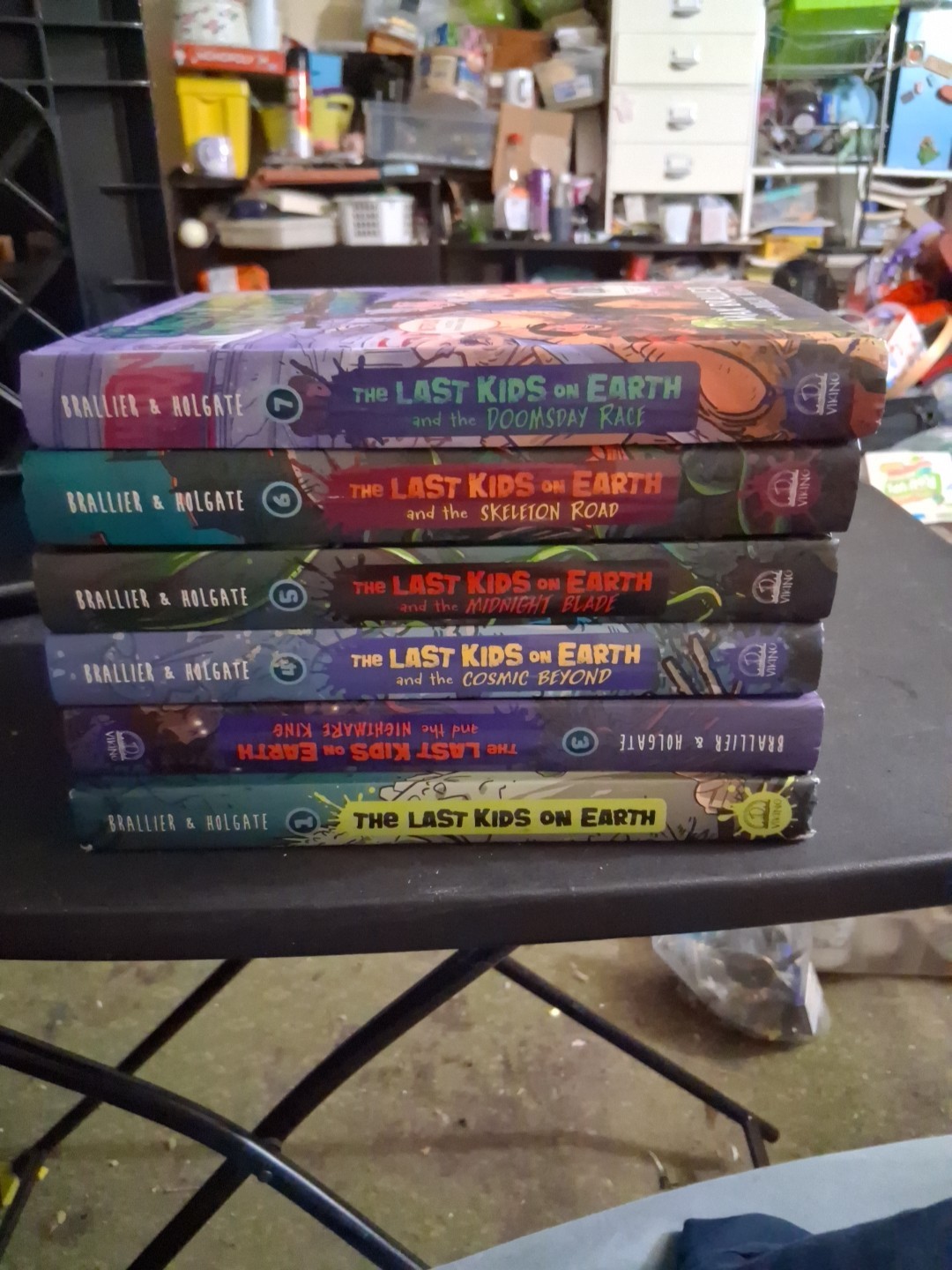 Lot Of 6 The Last Kids On Earth Series HC Books Brallier Netflix 1,3,4,5,6,7