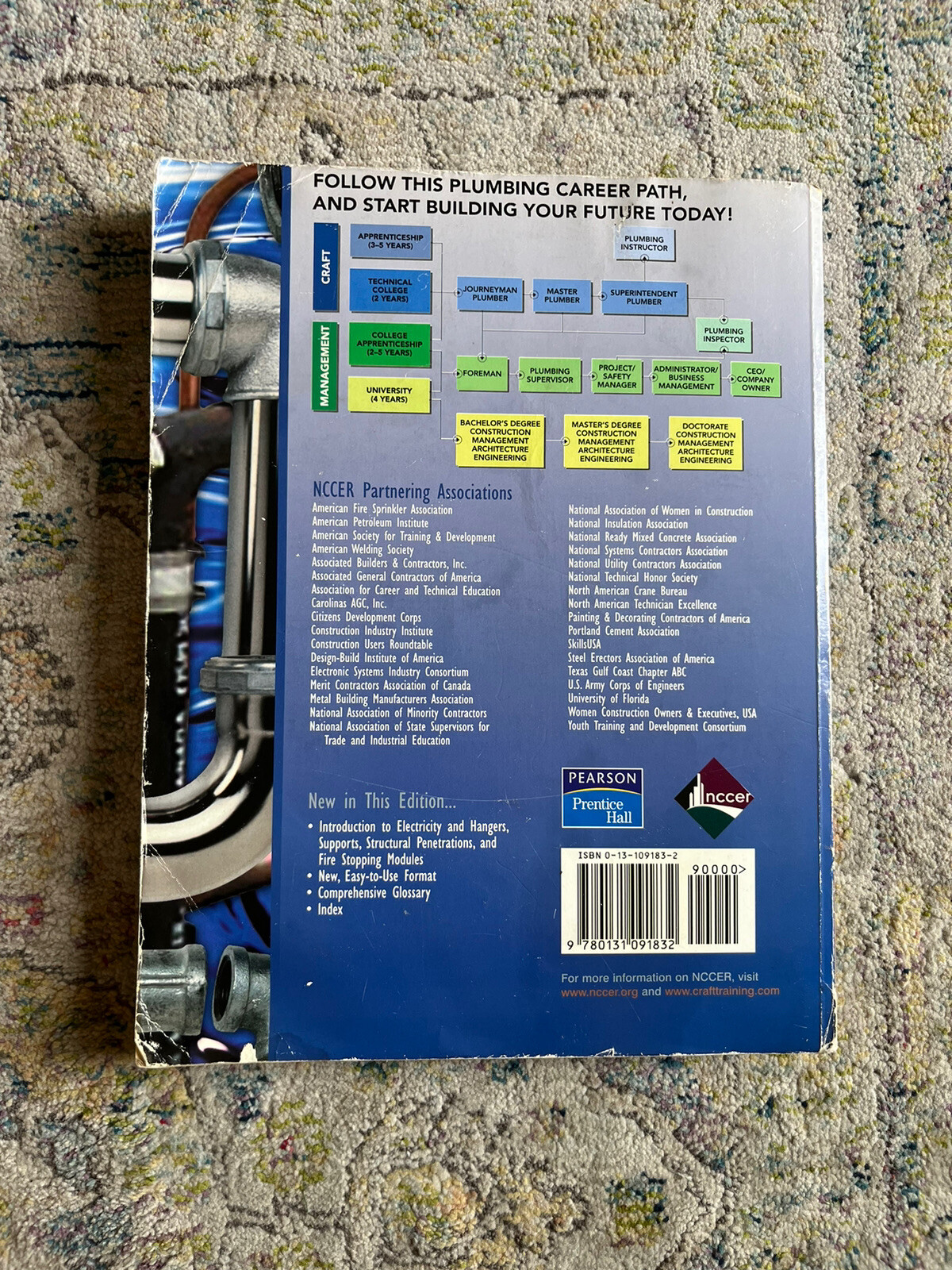Plumbing Book Trainee Guide Level 2 by NCCER (Trade Paperback) 3rd Edition