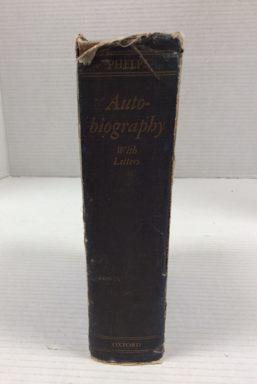 AUTOBIOGRAPHY WITH LETTERS William Lyon Phelps HC + Personal Notes 1939