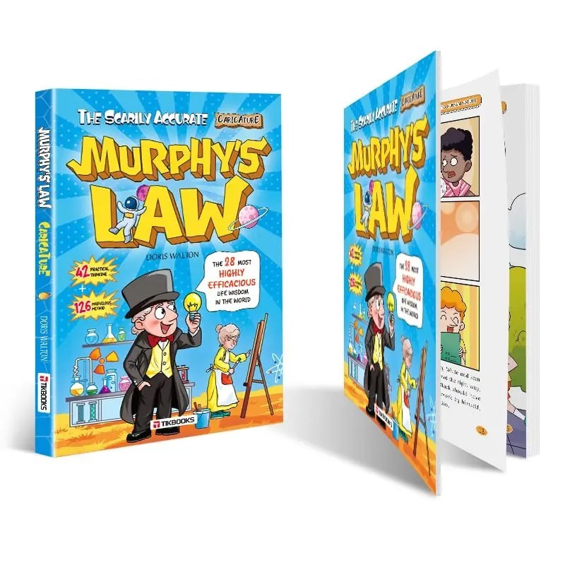 New Murphy‘s Law Comic Book For Kids A Graphic Novel Explaining Life Principles
