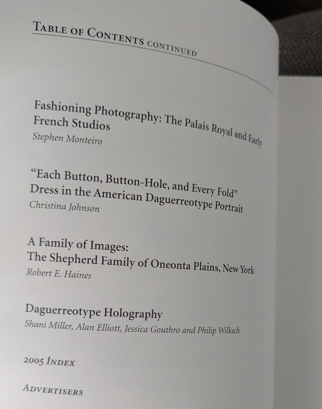The Daguerreian Annual 2005 Official Yearbook Daguerreotype Photography