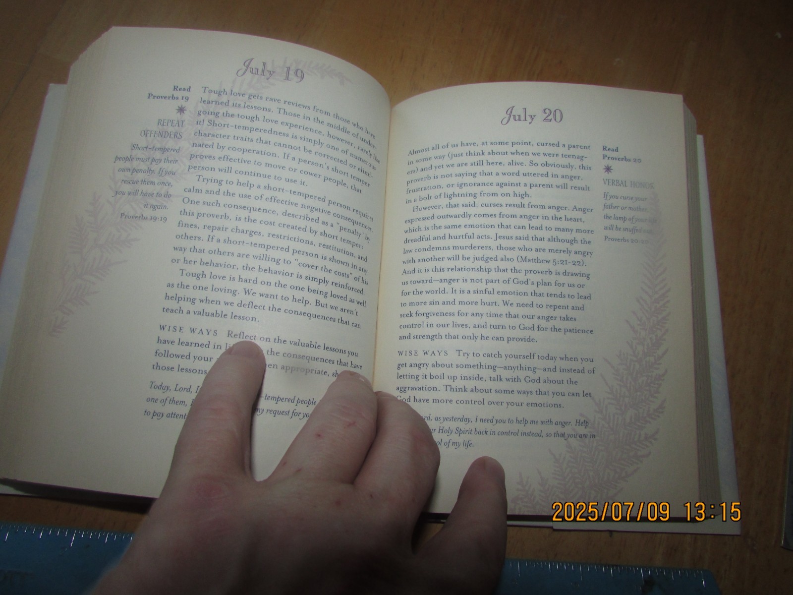 One Year Book of Proverbs by Neil S. Wilson (2002, Hardcover)