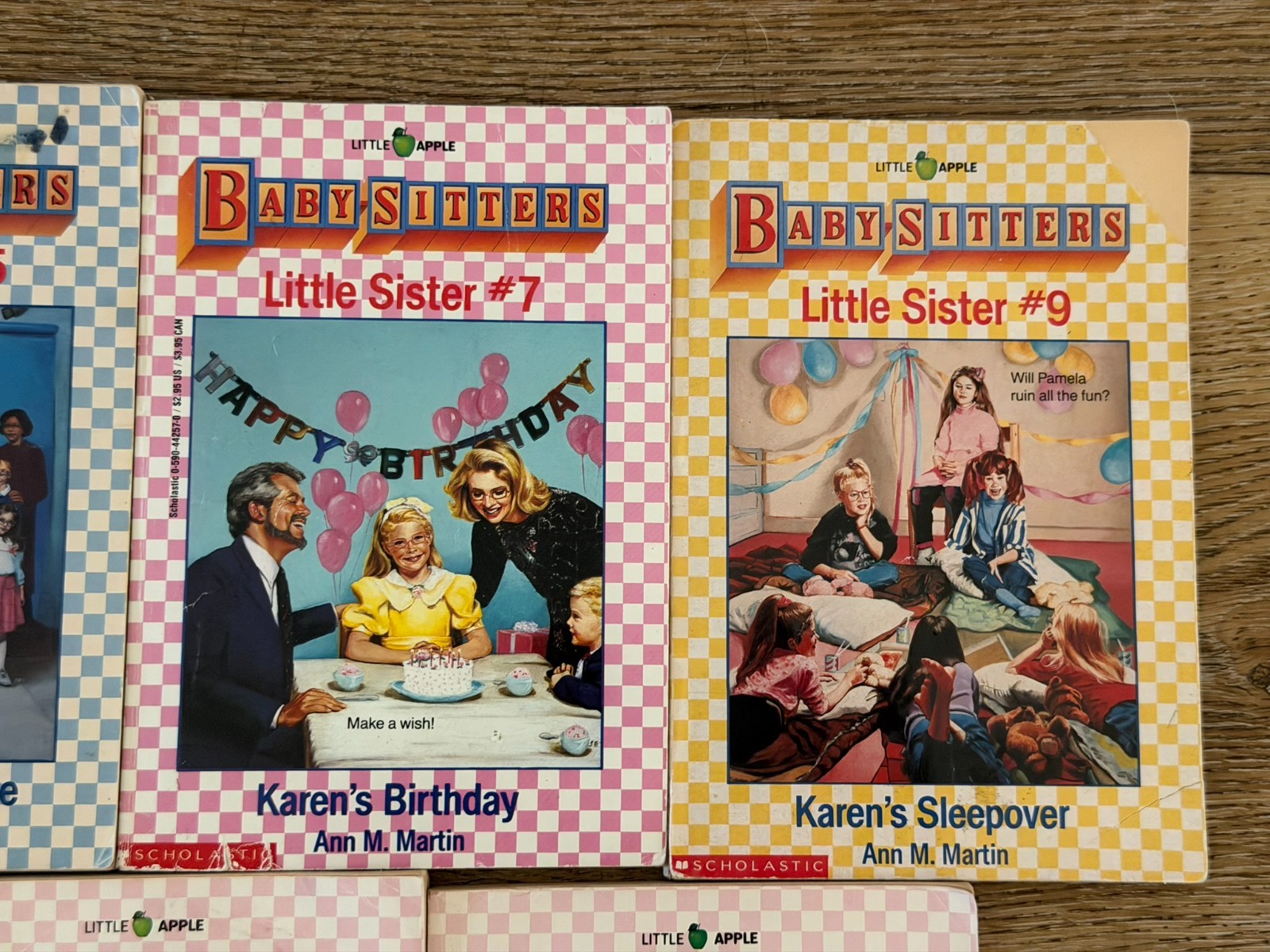 Baby-Sitters Little Sister Lot 7 Karen Books Ann M Martin #4 #5 #7 #9