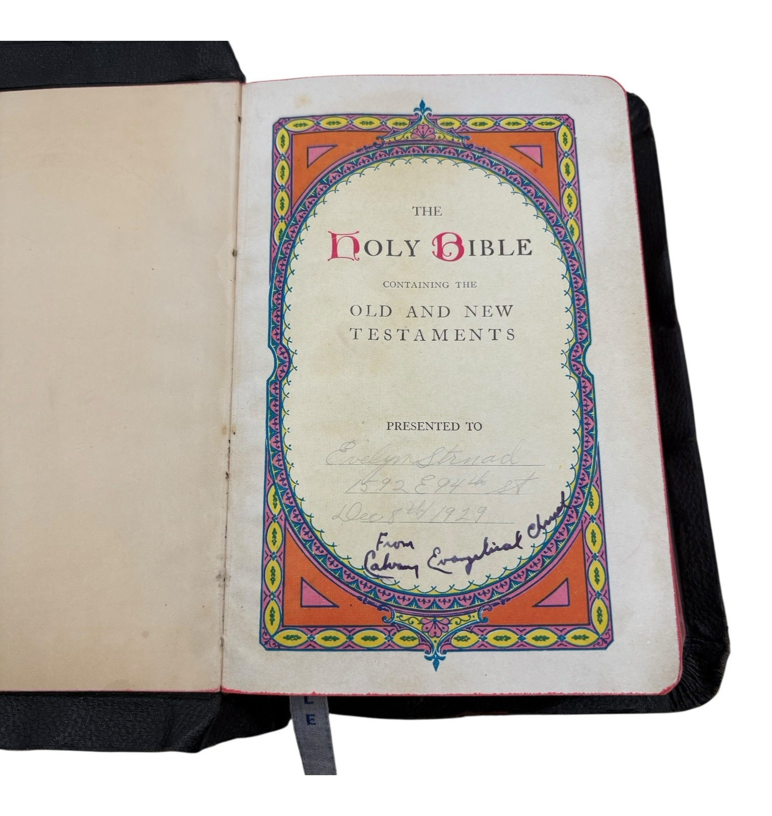 Holy Bible 1929 Simple Helps to Bible Study Practical Course in Bible Reading
