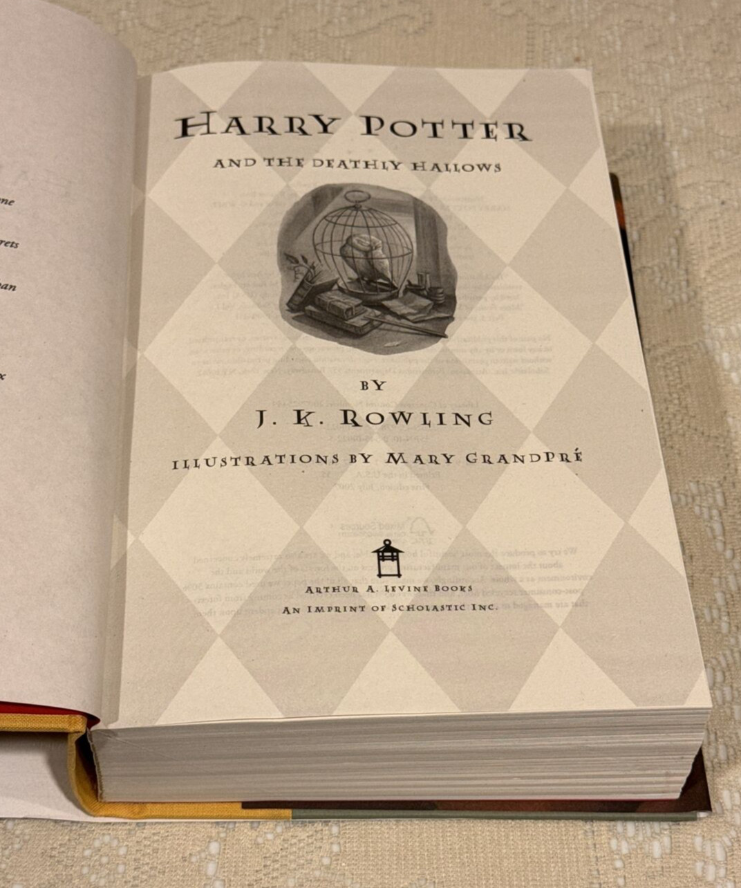NEW Harry Potter and the Deathly Hallows by J. K. Rowling, 1st Ed. 2007, HC w/DJ