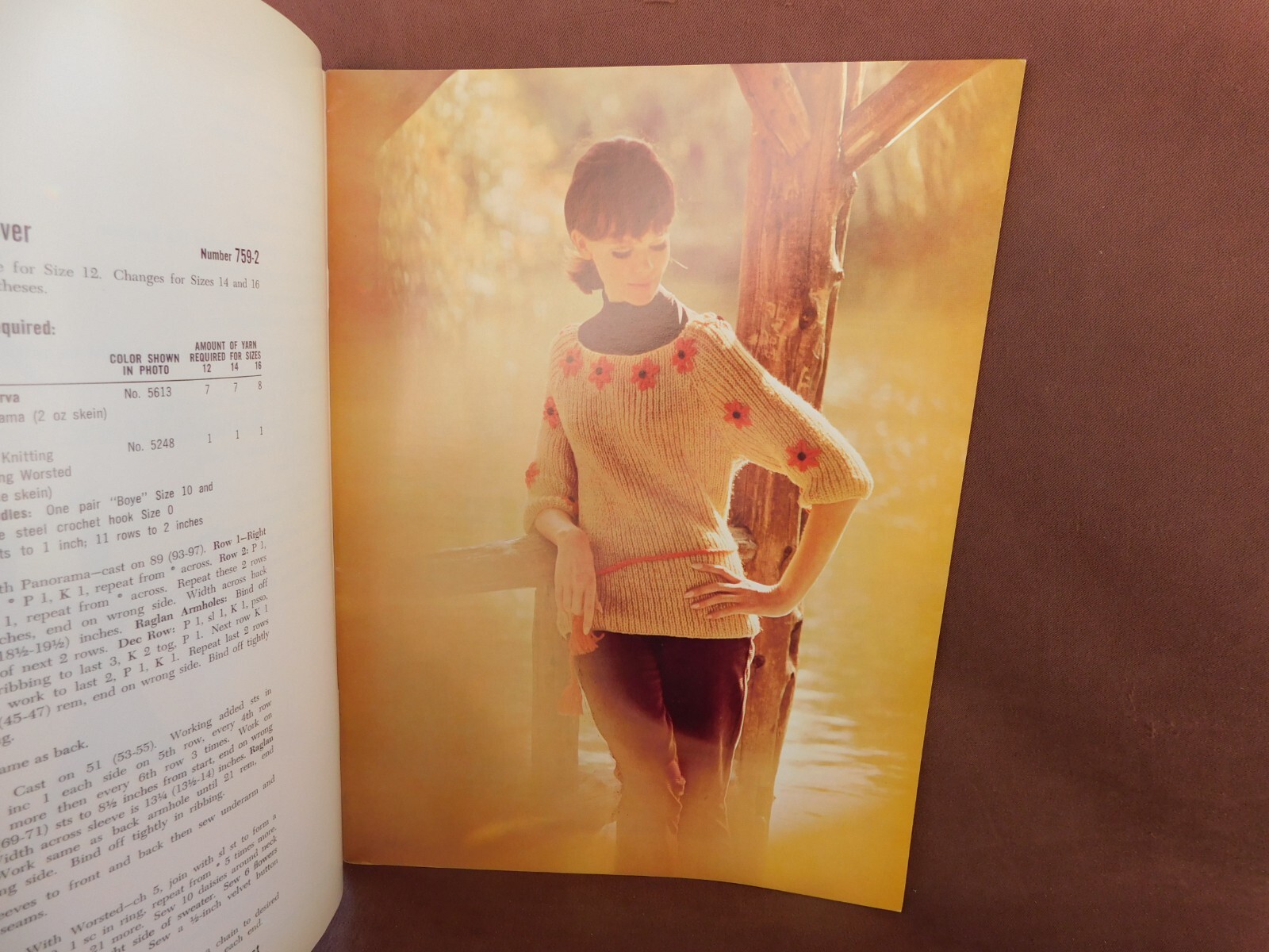 Spectra and Panorama Fashions Knitting Patterns Volume 759 Columbia Minerva