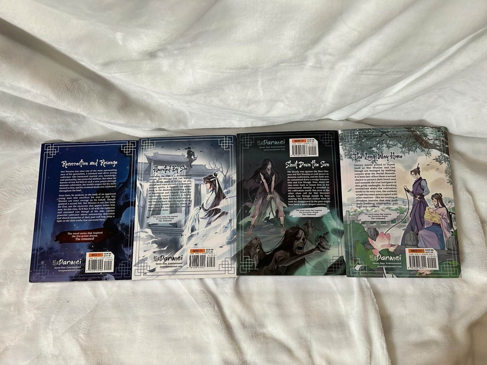 MDZS (Grandmaster of Demonic Cultivation) English Novels 1-4 Plus English Comic