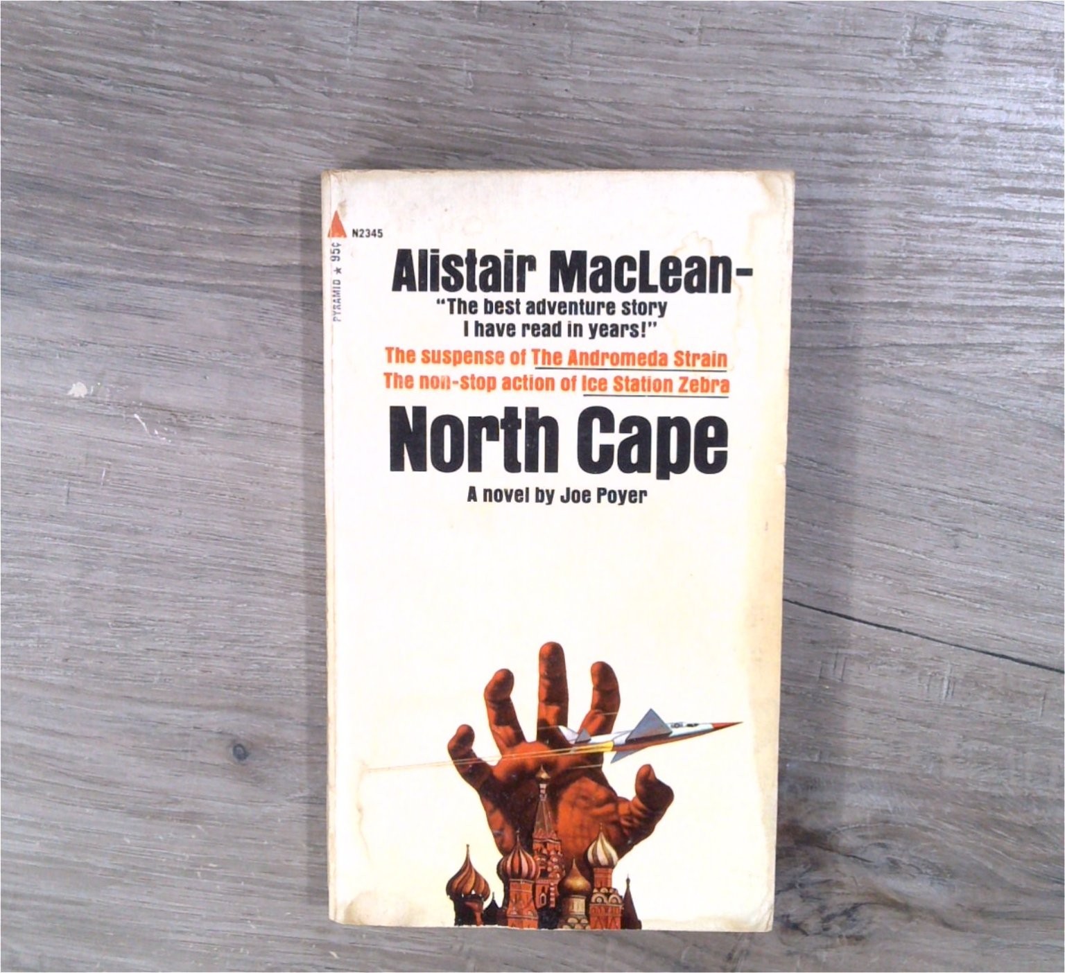 North Cape Joe Poyer 1971 Paperback Cold War Arctic Thriller Pyramid Book