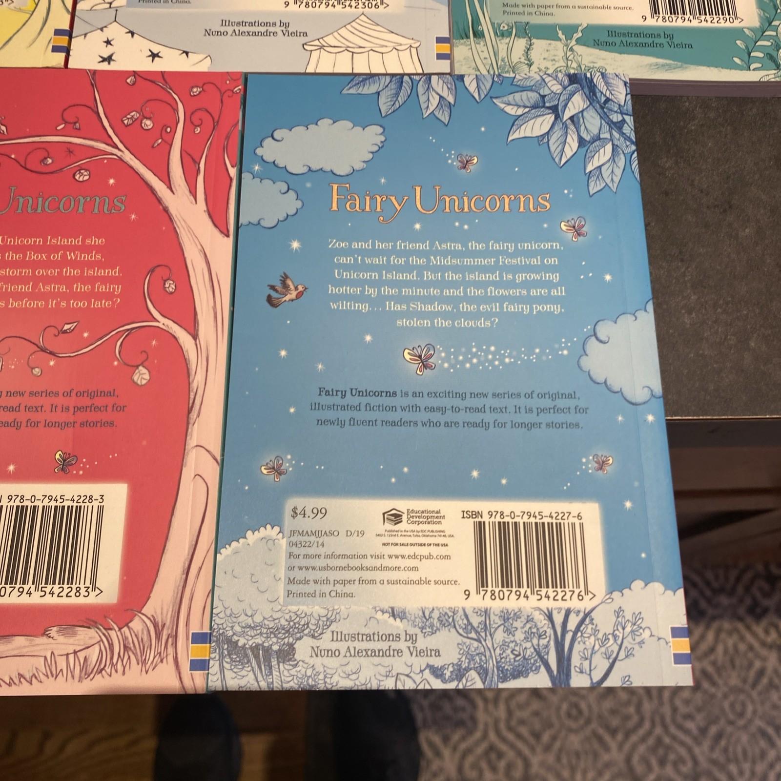 Fairy Unicorns Book Series Set of 5 Paperbacks by Zanna Davidson – MINT