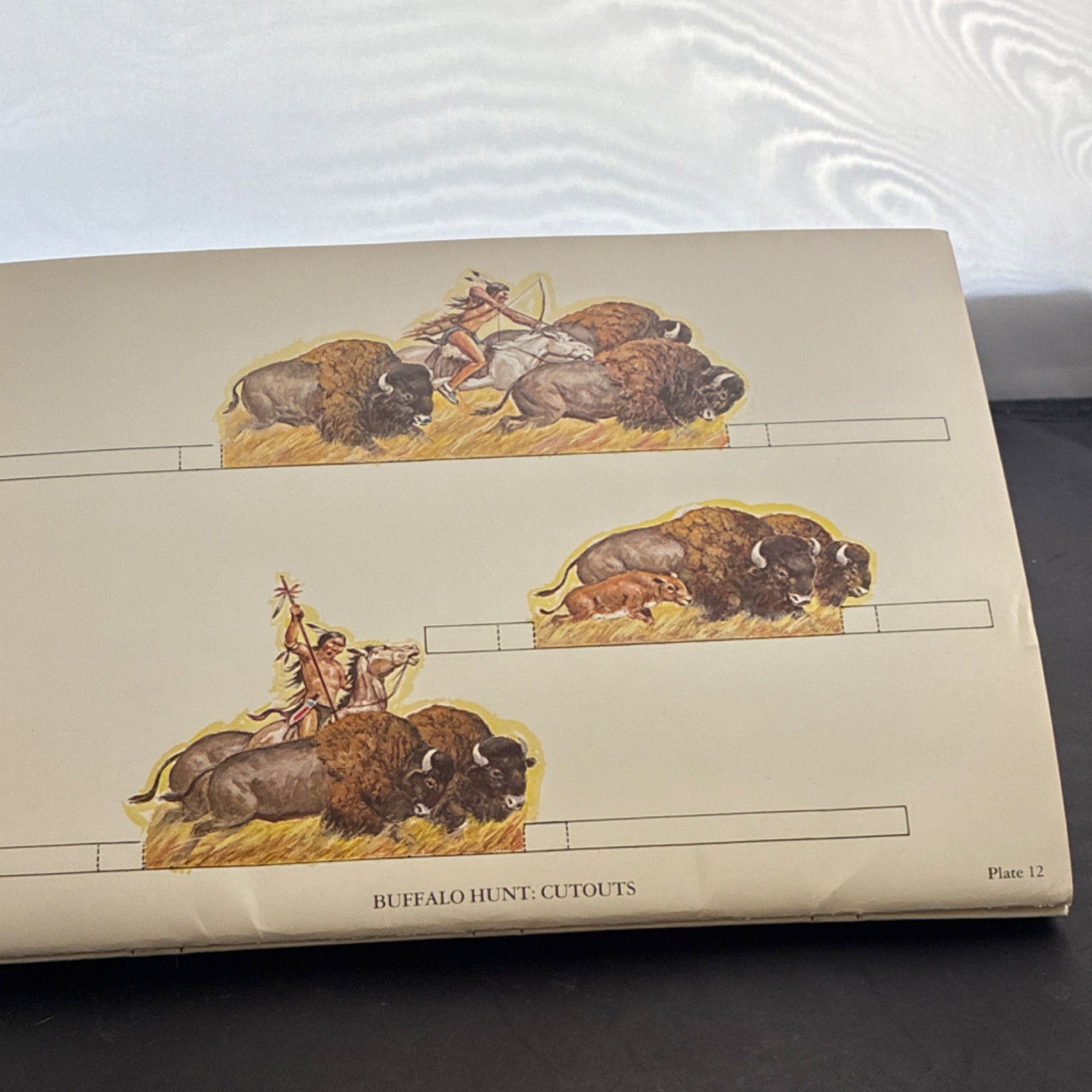 Matthew Kalmenoff Plains Indians Diorama to Cut & Assemble PB Illustrated 1975