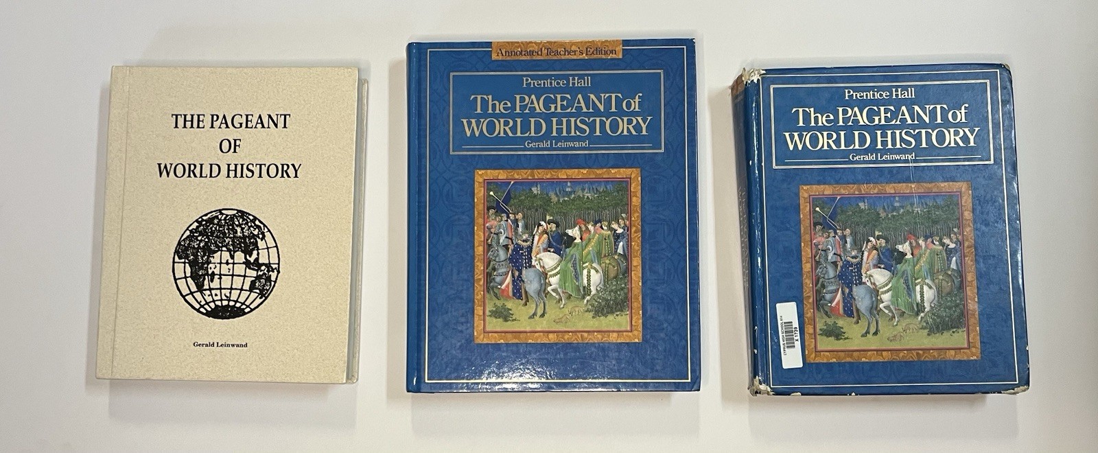 The Pageant Of World History Teacher’s Edition + 2 Student Texts Prentice Hall