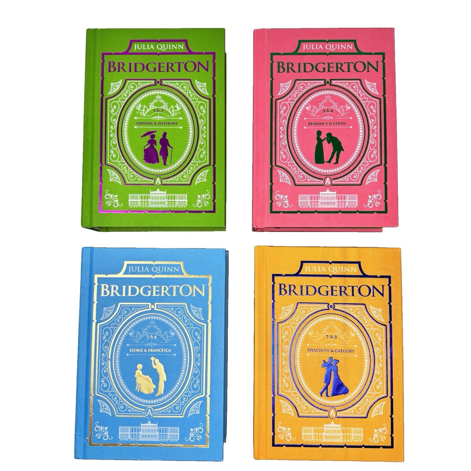 Bridgerton Luxe Collector’S Edition | Complete Series Set 4 Books – 8 stories