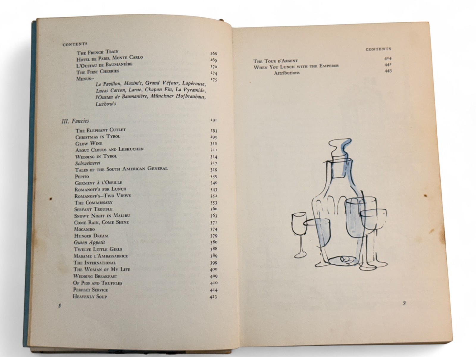 La Bonne Table by Ludwig Bemelmans Illustrated Dining Memoir HD DJ 1st EXLIB